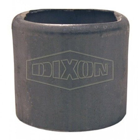 Dixon Notched Ferrule, 3 ID x 3-47/64 to 3-54/64 OD in Nominal, 304 SS, Hose End Style, 4-5/16 in L GAS3885NO